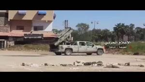 درگیری نیروهای سوری با تکفیریها در منطقه «المنشیه» درعا