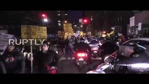 بازداشت معترضان به تجاوز نظامی اخیر آمریکا در نیویورک