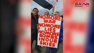 تظاهرات در پنسیلوانیا ضد تهاجم آمریکا به سوریه