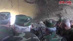 بازدید رئیس ستاد مشترک ارتش سوریه از پایگاه «الشعیرات»