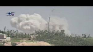 بمباران مواضع تکفیریها در حومه شمالی استان «حماه» سوریه