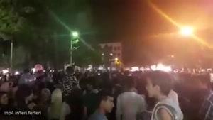 هواداران روحانی در نجف آباد اصفهان