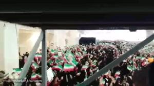 حضور پرشور هواداران رییسی و قالیباف در مصلی بزرگ تهران