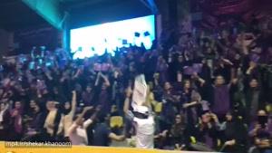 ورزشگاه شهید شیرودی، تا دقایقی دیگر، همایش زنان حامی حجت الاسلام والمسلمین حسن روحانی شروع می شود