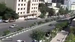 حادثه ماشین فراری در تهران