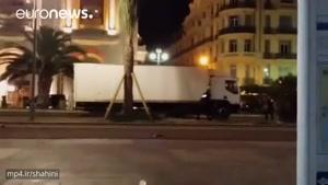 ویدئویی تیراندازی پلیس فرانسه به راننده کامیون در نیس