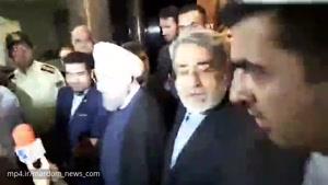 مردم نیوز - بازدید روحانی از ستاد انتخابات