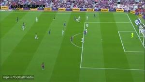 خلاصه بازی بارسلونا ۴ - ۲ ایبار (لالیگا)