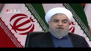 فیلم کامل اظهارات روحانی در شبکه خبر