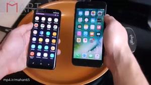 تست گوشی های Galaxy S8 و iPhone 7 Plus در اب جوش