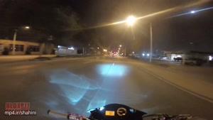 تعقیب و گریز پلیس با موتور سیکلت