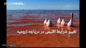چرا دریاچه ارومیه سرخ می‌شود؟