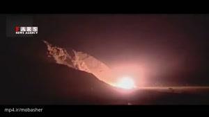 لحظه پرتاب موشک ها به مواضع داعش(فیلم کامل)