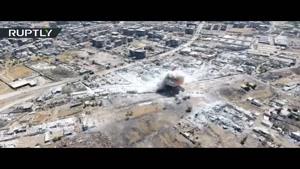 حمله هوایی جنگنده‌های سوری به «عین ترما» در حومه دمشق