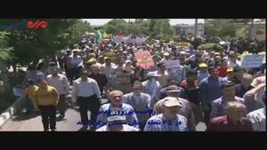 مردم انقلابی استان سمنان در روز قدس فریاد عدالت‌خواهی سر دادند