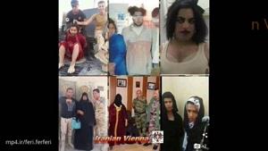 فرار داعشی ها به صورت زن