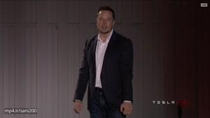 مراسم رونمایی از خودرو جدید Tesla 3 بر روی سن