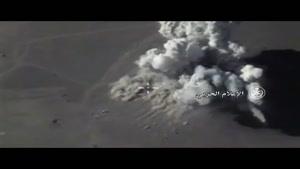 هدف قرار دادن مواضع تکفیریها در سوریه توسط جنگنده‌های روسی
