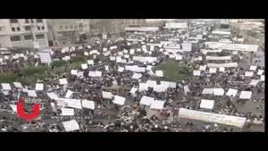 تظاهرات مردم یمن در حمایت از مسجدالاقصی