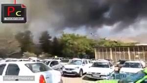 فوری: آتش سوزی گسترده در نمایشگاه بین المللی تهران. امروز 8 مرداد96