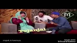 ترساندن بهنوش بختياري توسط يوسف تيموري در برنامه تلويزيوني