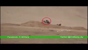 شکار داعشی ها از سوی ارتش سوریه پشت تپه‌های شنی