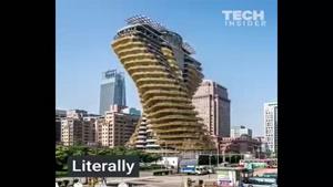 برج مسکونی چرخان با ۲۳ هزار درخت در تایپه را ببینید