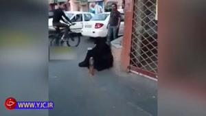 شناسایی گدای قلابی با پوشش زنانه در تهران!