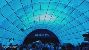 حضور مردم در تونل LG OLED-نمایشگاه ایفا 2017-برلین-4k