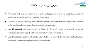 آموزش سیسکو CCNA Data Center -آشنایی با نحوه انجام Subnetting در IPV4