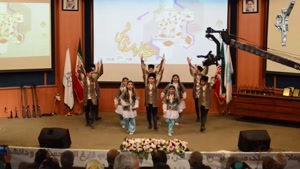 شب خاطره دانشکده فنی تهران با رقص آذری کودکان ایلان