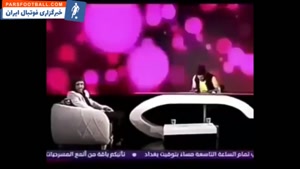 خوانندگی طارق همام بازيكن عراقى استقلال در یک برنامه تلویزیونی 