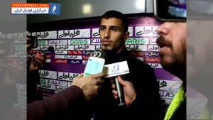 صحبت های علی علیپور پس از بازی مقابل پارس جنوبی