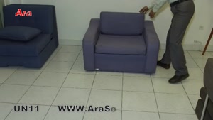  مبل تختخوابشو ( تختخواب شو ) یک نفره آرا سوفا ( مبل آرا ) مدل  un11