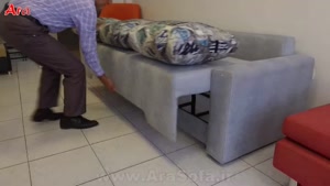 کاناپه  تختخوابشو ( تختخواب شو ) دو نفره آرا سوفا ( مبل آرا ) مدل b22