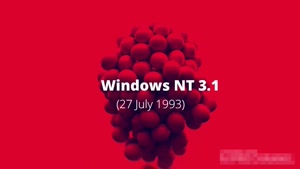سیر تکاملی را ه اندازی  Windows  از سال 1985 - 2018
