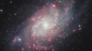 کهکشان مثلث از نگاه تلسکوپ فضایی هابل