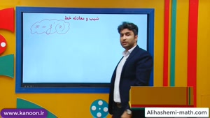 ریاضی دوازدهم - تدریس شیب خط و معادله خط از علی هاشمی
