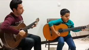 نوازندگی  قشنگ هنرجوی کودک استاد امیر کریمی درآموزشگاه موسیقی آراد