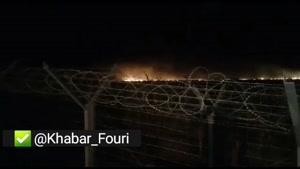  وقوع آتش‌سوزی در خاک عراق