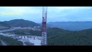 چینی‌ها بلندترین تاب جهان به ارتفاع 100 متر را ساختند