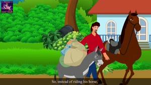  قصه های کودکانه داستان اسب والاغ