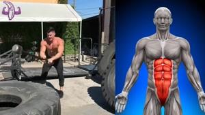 آموزش 14 تمرین بدنسازی برای عضلات شکم