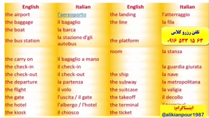 آموزش 100 % تضمینی زبان ایتالیایی و آمادگی جهت آزمون استرنی (استاد 10 زبانه استاد علی کیانپور)