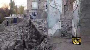 خسارات زلزله ۵/۹ ریشتری در روستای ورنکش میانه