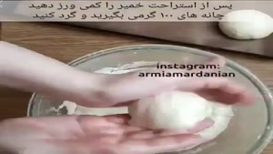 طرز تهیه نان همبرگر قسمت 2