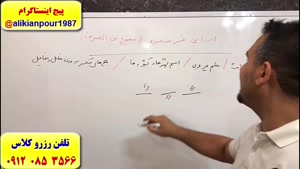 تدریس مباحث ترجمه ، تشکیل ،اعراب و تحلیل الصرفی عربی کنکور 