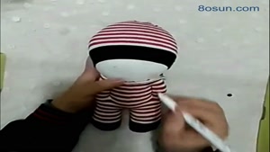 آموزش ساخت عروسک جورابی