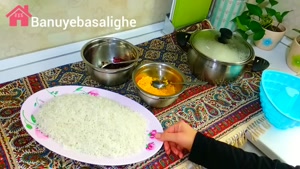 روشهایی برای تزیین برنج