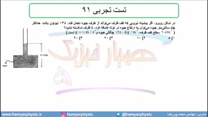 جلسه 89 فیزیک دهم - فشار در شاره‌ها 21 و تست تجربی 91 - مدرس محمد پوررضا